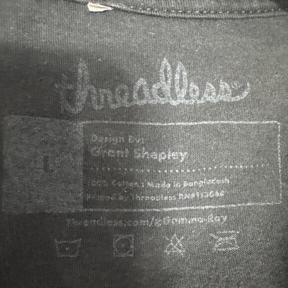 Threadless Mens Life in Technicolor Graphic Print T-Shirt Size L Please stand by - Picture 4 of 8
